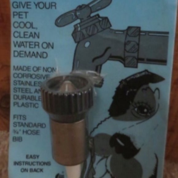 Vintage Sergeants Pet Fountain - faucet Auto Water - Picture 2 of 2